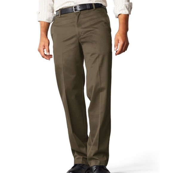 dockers d2 straight fit flat front